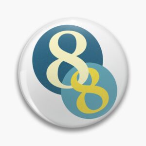 Triple infinity_Blue Pin
