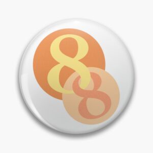 Triple infinity_Orange Pin